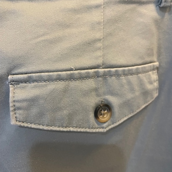 Dockers Gray Capris Sz 8 women's classic Pull on - Picture 7 of 8